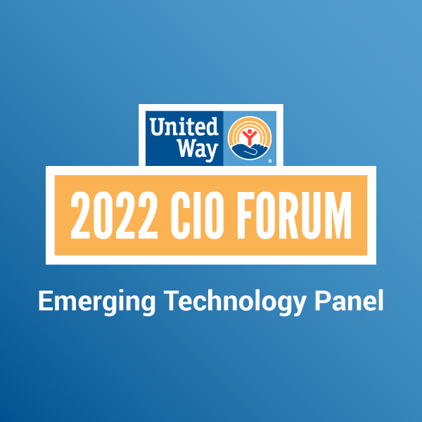 Image with words "Emerging Technology Panel" to play videos