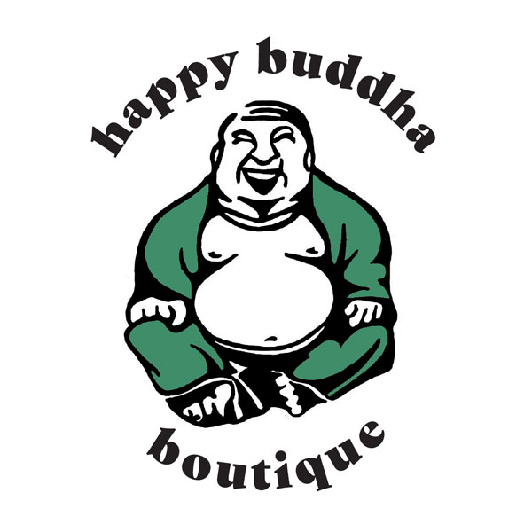 HappyBuddha logo linked to HappyBuddha website