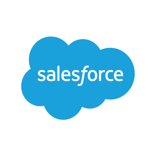 Salesforce logo linked to Salesforce website