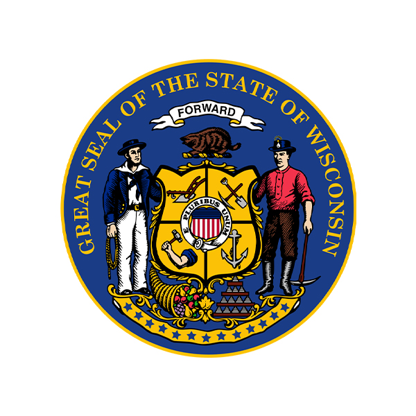 StateofWisconsin logo linked to StateofWisconsin website