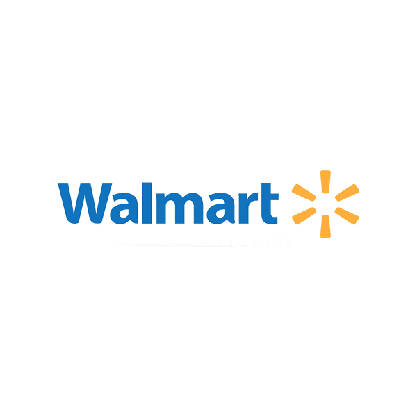 Walmart logo linked to Walmart website