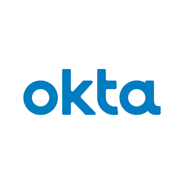 Okta logo linked to Okta website