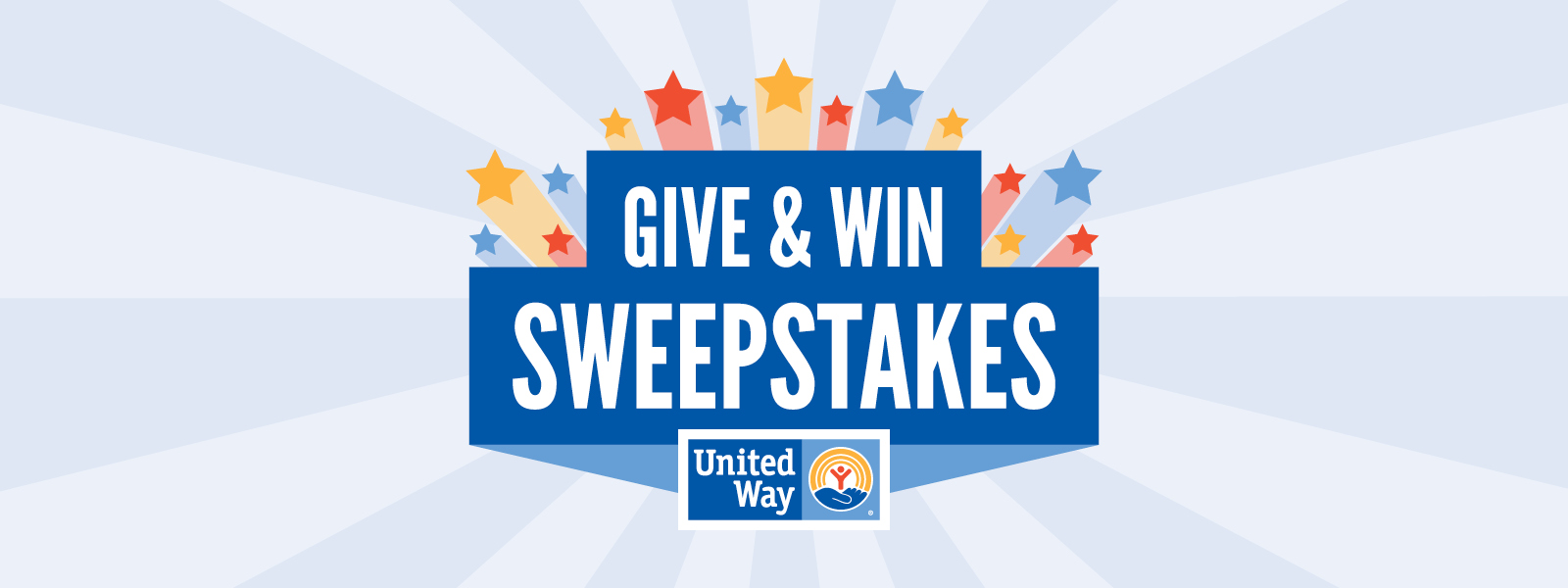 image with starts and words Give & Win Sweepstakes