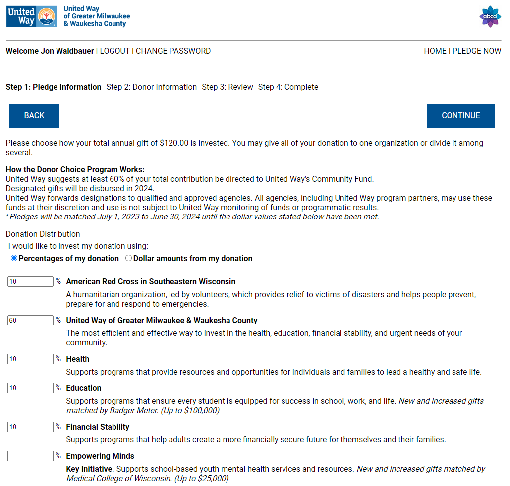 2023 Demo Screenshot of Designation Process - Allocating