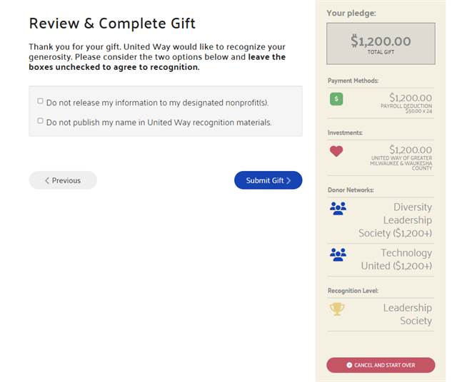 Give At Work - Review and Complete