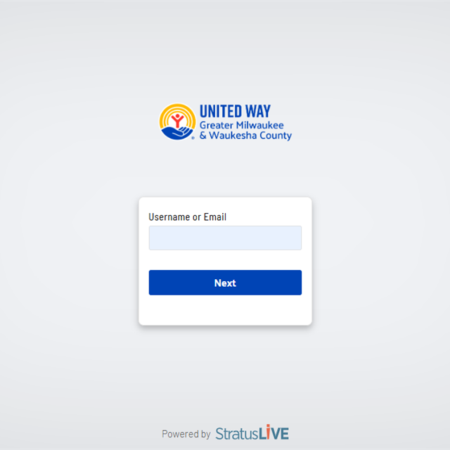 Give At Work - Login Screen - Just Email