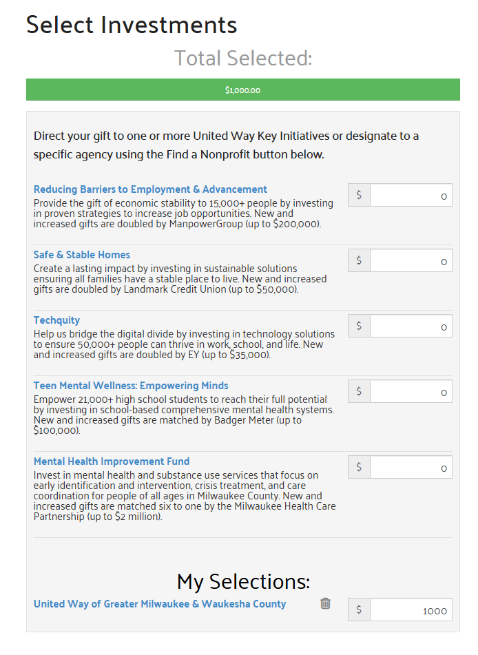 Give At Work - Designations Complete