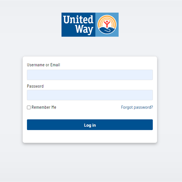 Give At Work - Login Screen - Email and Password