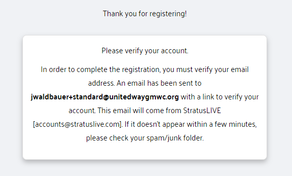 Give At Work - Registration - Submitted