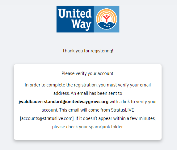 Give At Work - Registration - Submitted