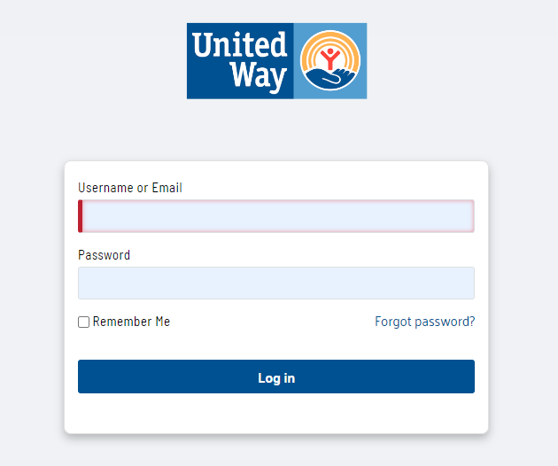 Give At Work - Login Screen - Email and Password