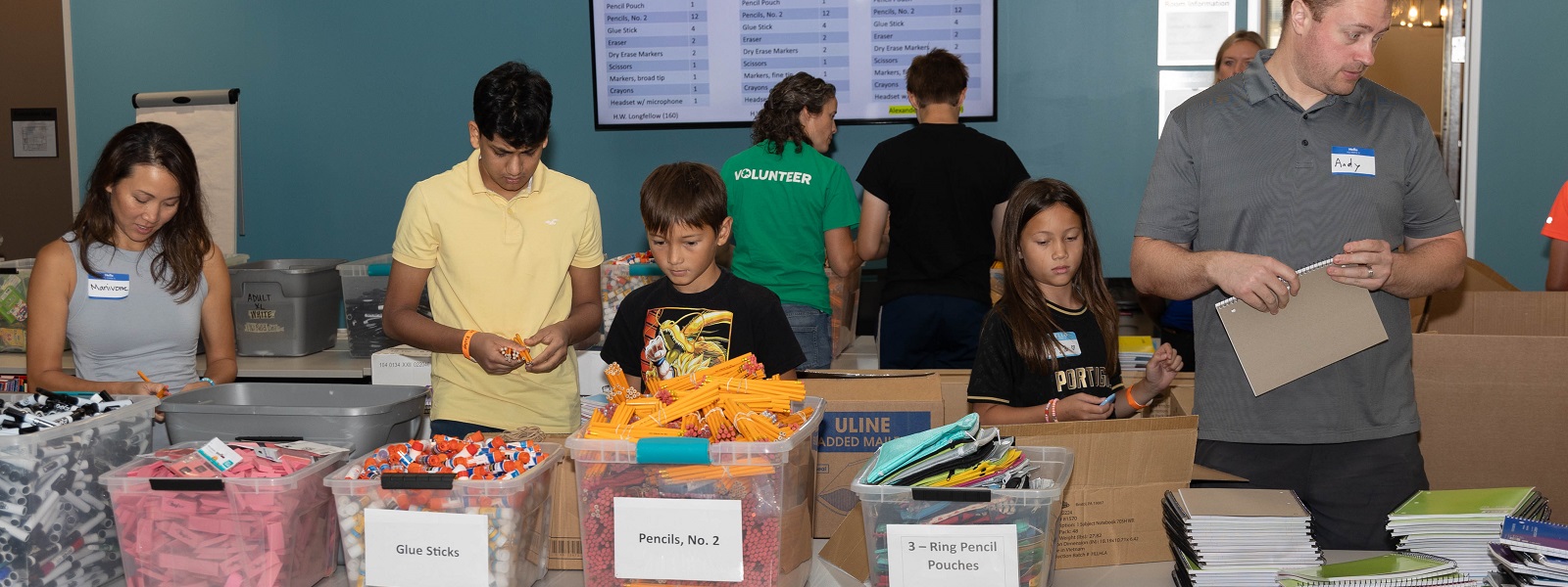 A 2023 Backpack Assembly Event