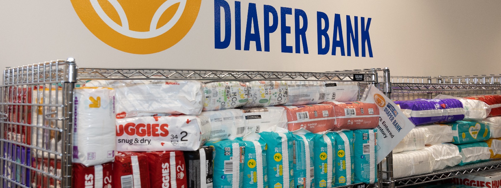 Diapers at United Way's Diaper Bank