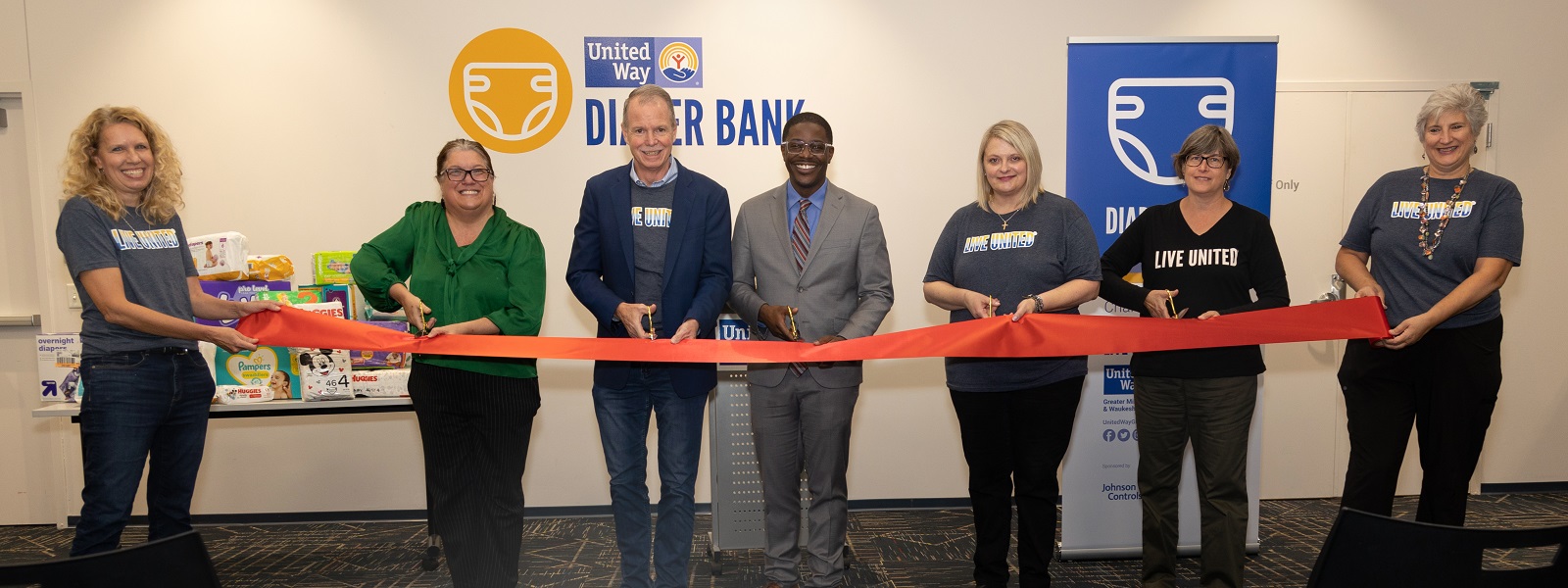 Diaper Bank Ribbon Cutting
