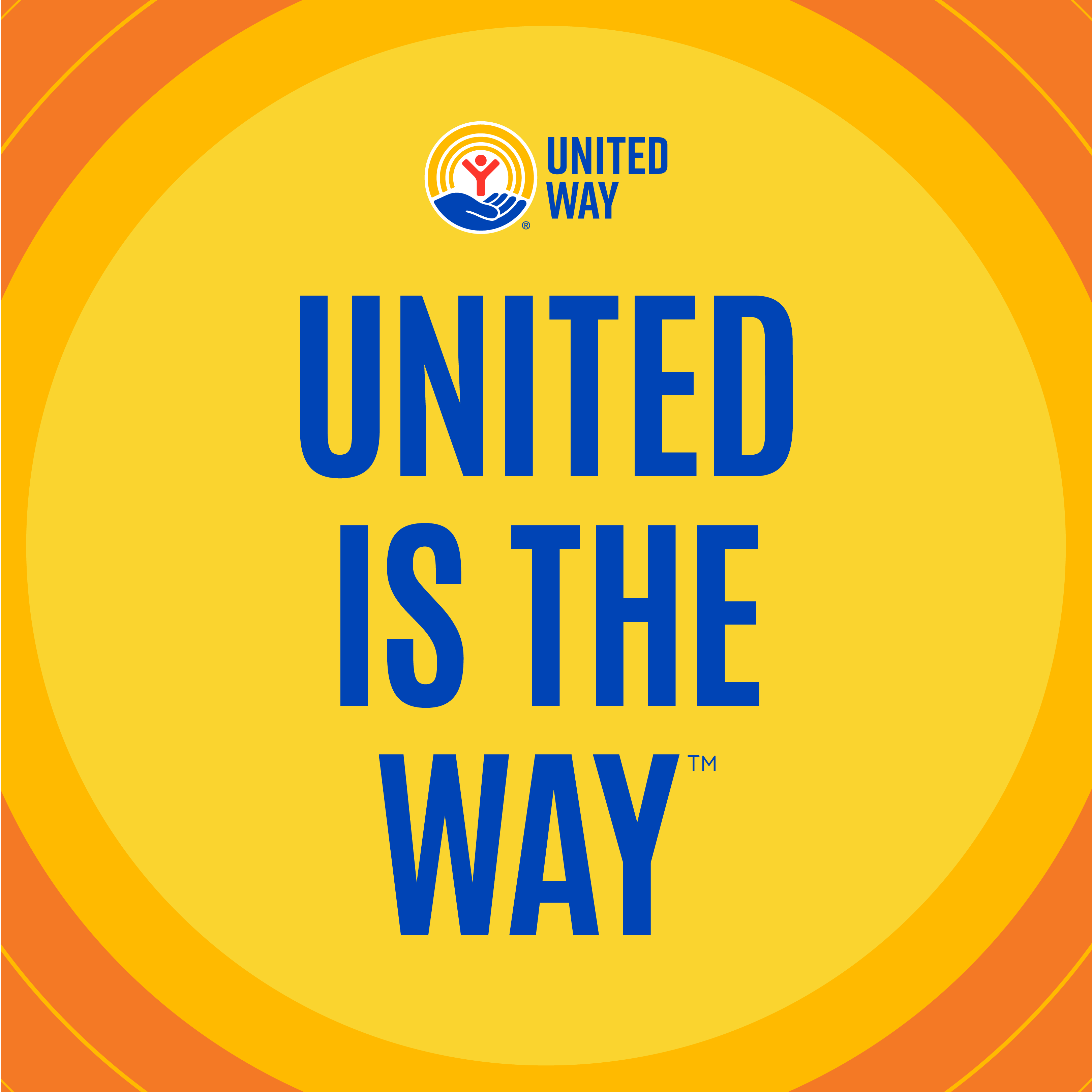 Image of United is the Way Yellow Graphic