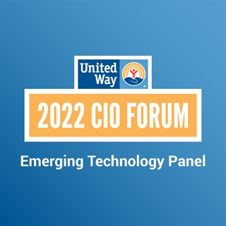 Image with words "Emerging Technology Panel" to play videos