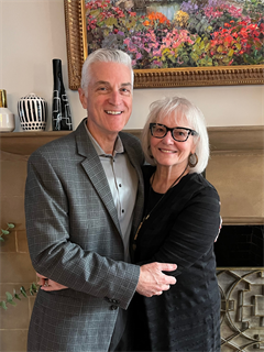 Lynn Sprangers & her husband, Mike Gousha