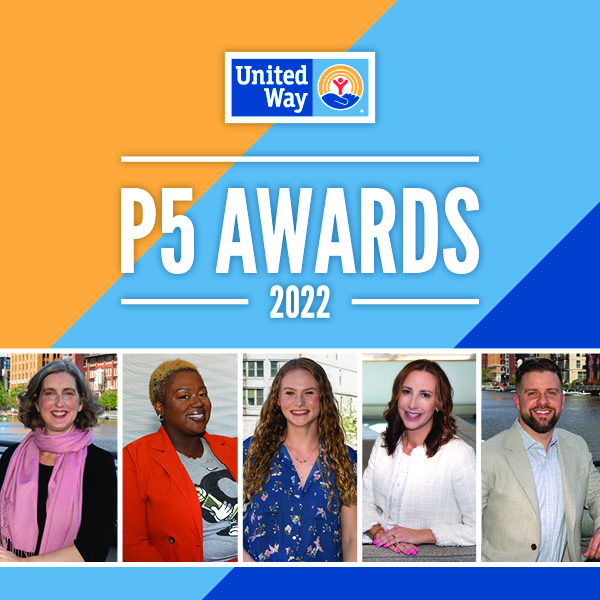 Photos of group of 2022 Philanthropic 5 award honorees