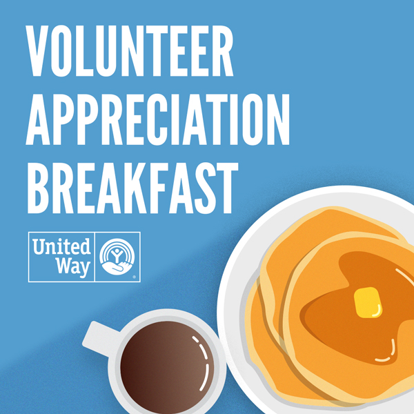 Image with Volunteer Appreciation Breakfast with Coffee and Pancakes