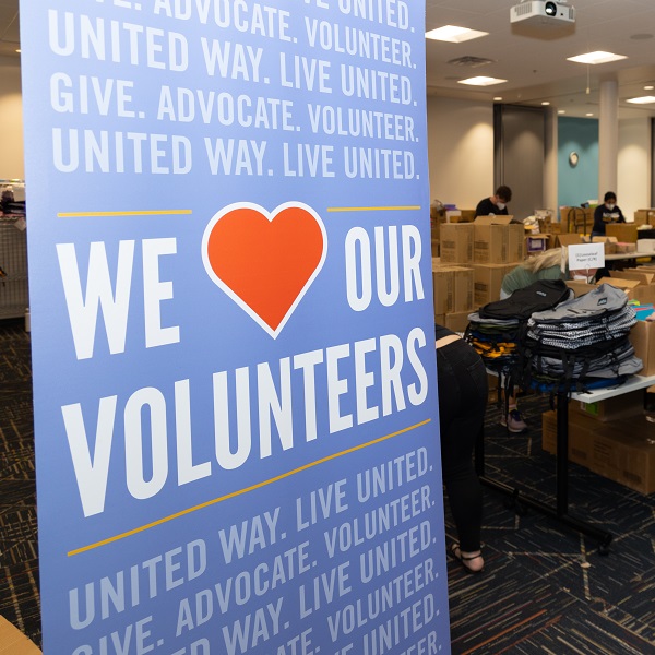 United Way Volunteer Banner